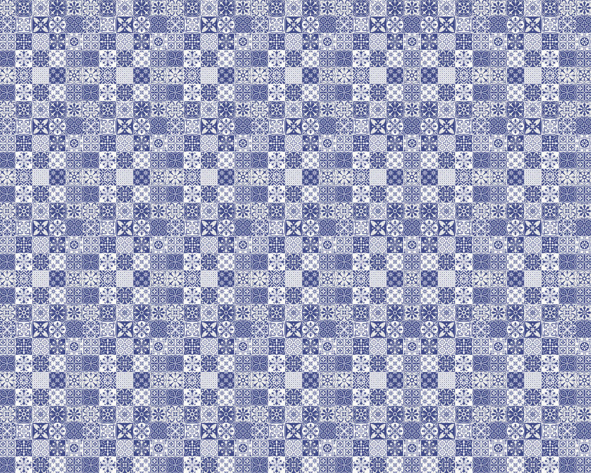 Toilettenrückwand Patchwork