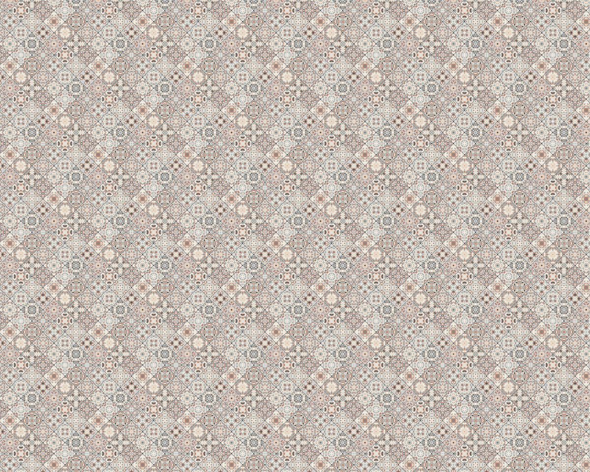 Toilettenrückwand Patchwork