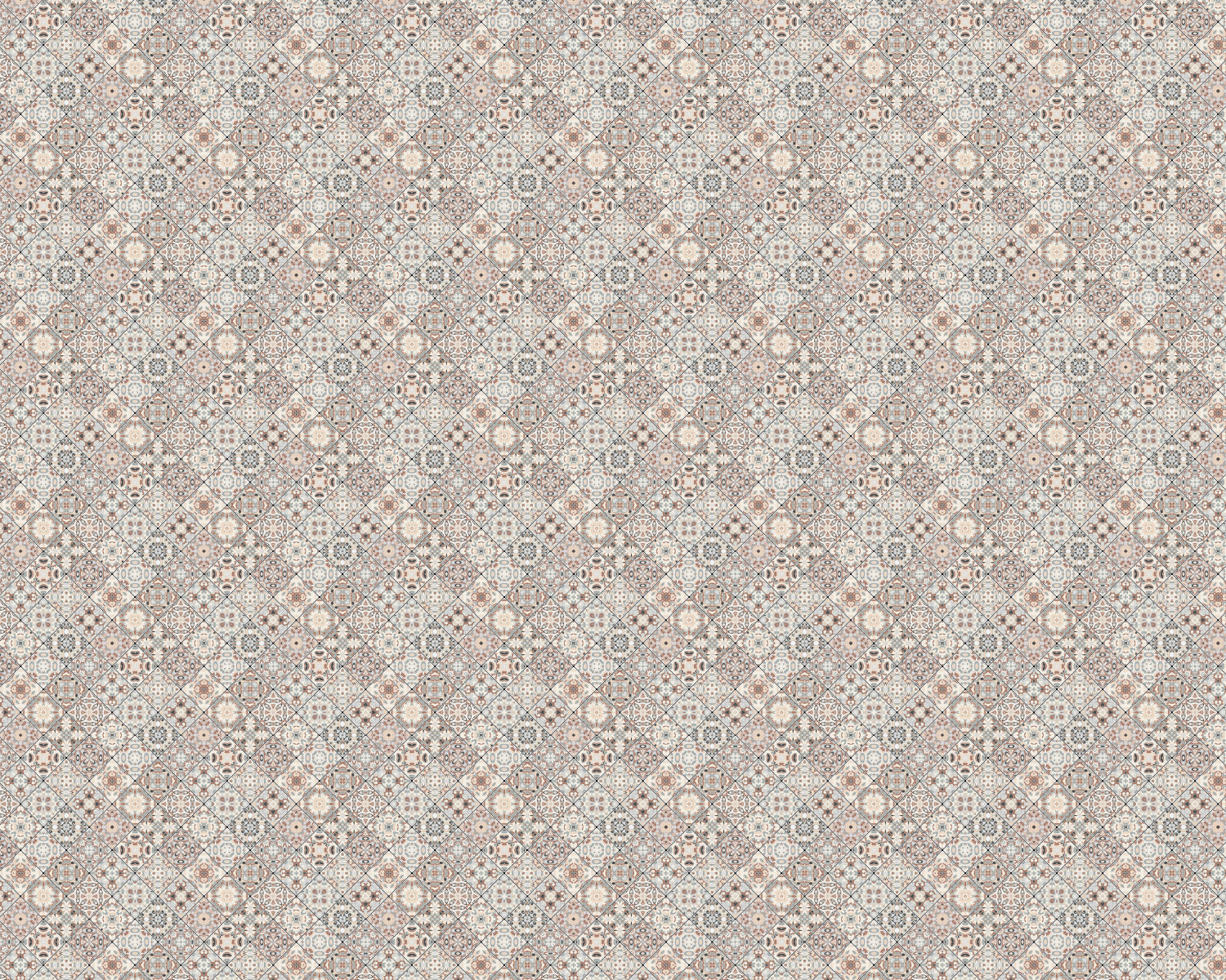 Toilettenrückwand Patchwork