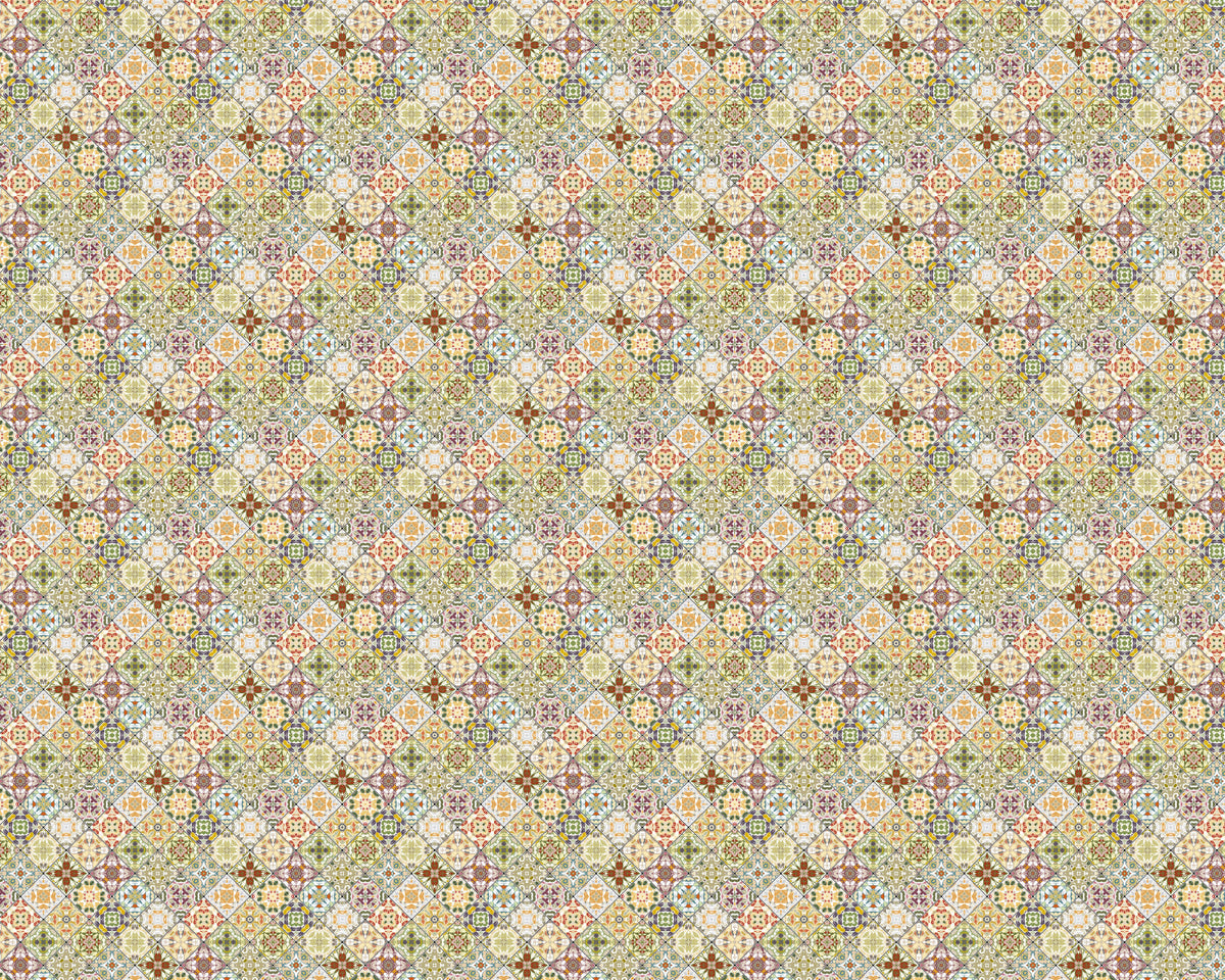 Toilettenrückwand Patchwork