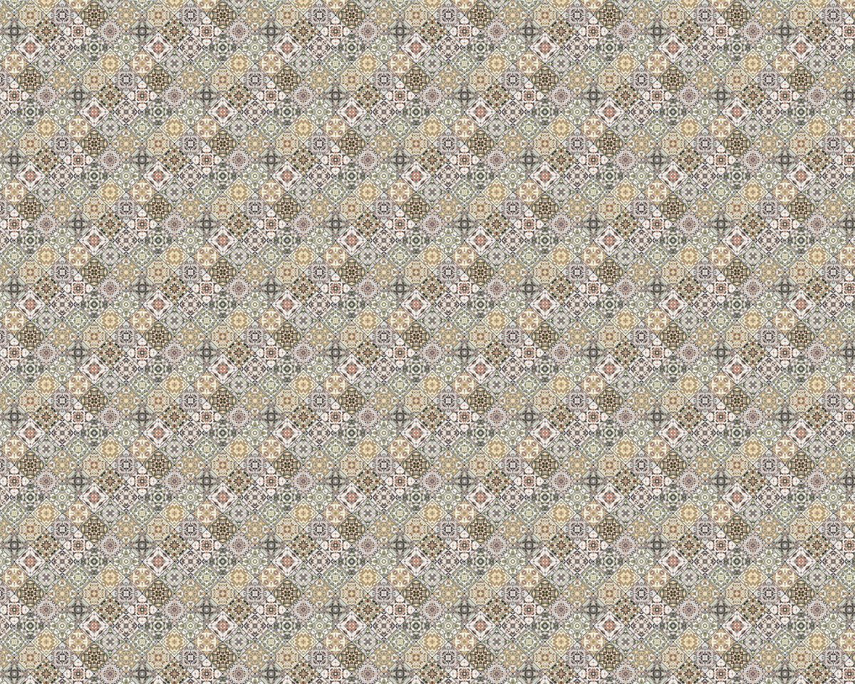 Toilettenrückwand Patchwork