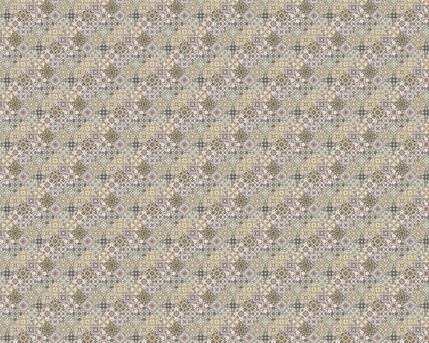 Toilettenrückwand Patchwork