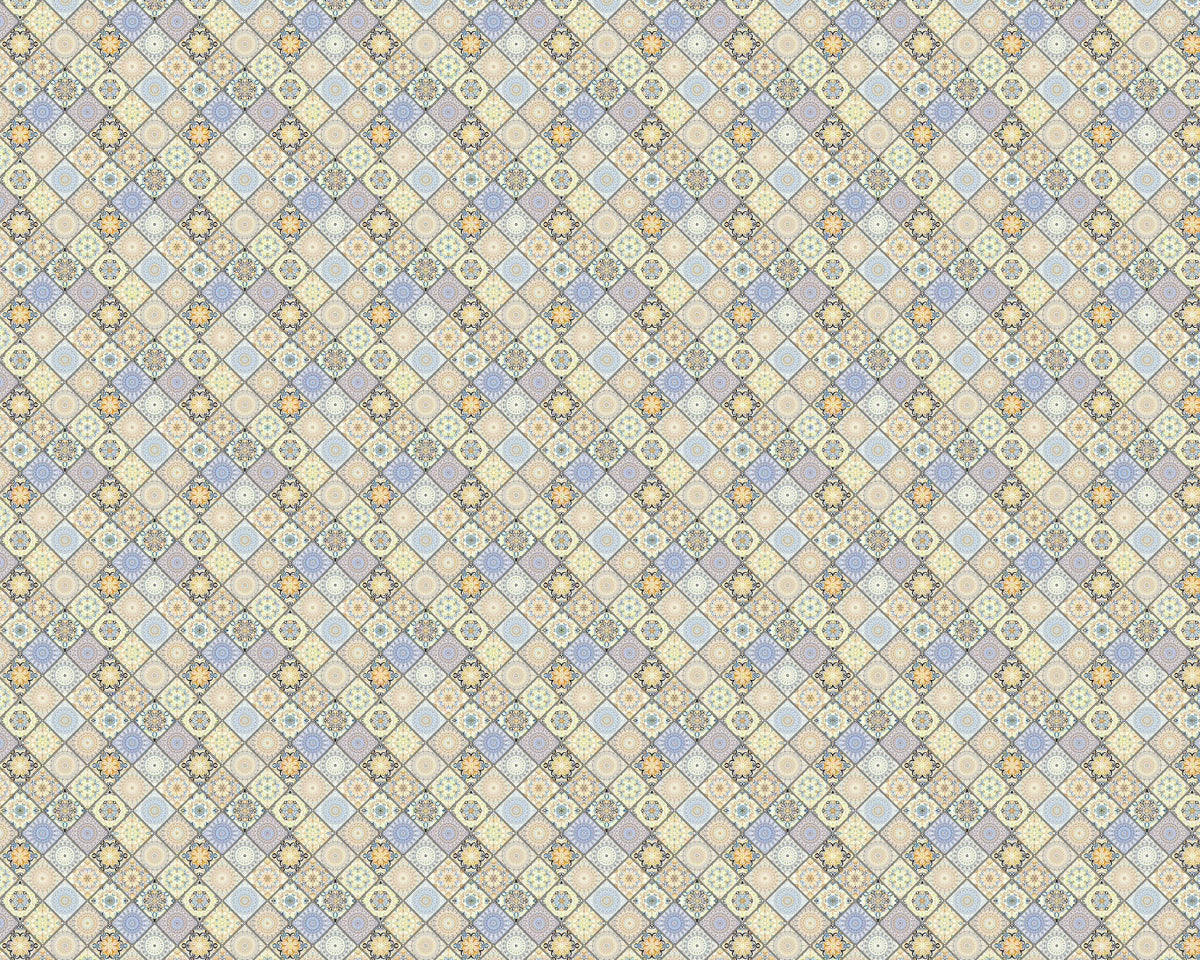 Toilettenrückwand Patchwork