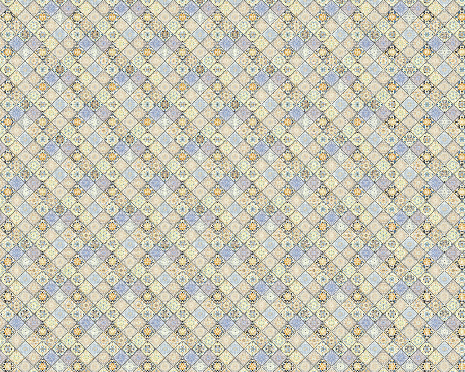 Toilettenrückwand Patchwork