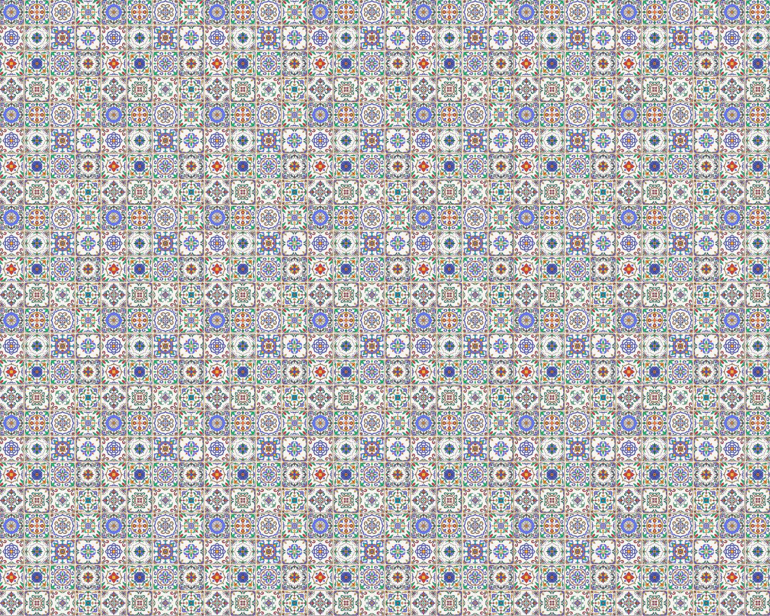 Toilettenrückwand Patchwork