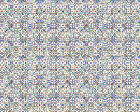 Toilettenrückwand Patchwork