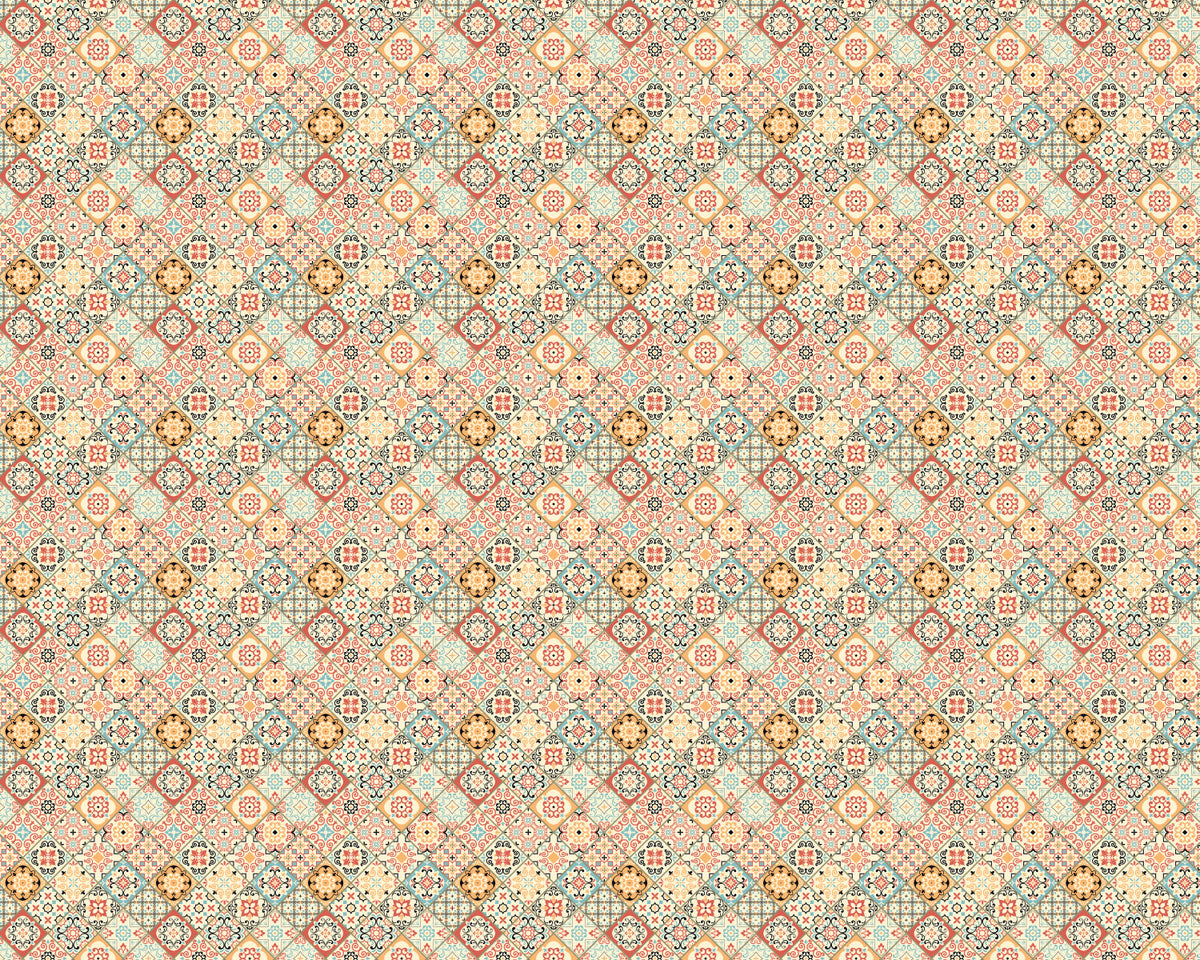 Toilettenrückwand Patchwork