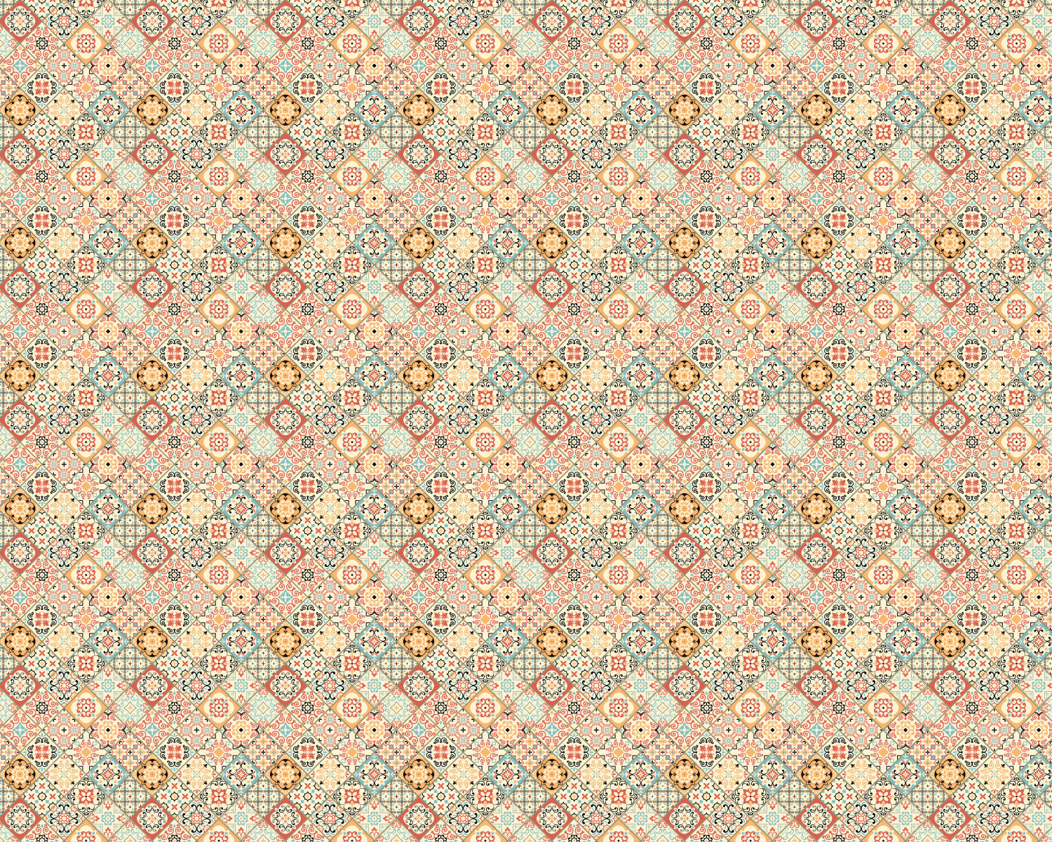 Toilettenrückwand Patchwork