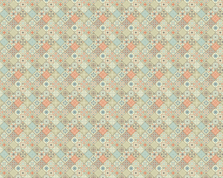 Toilettenrückwand Patchwork
