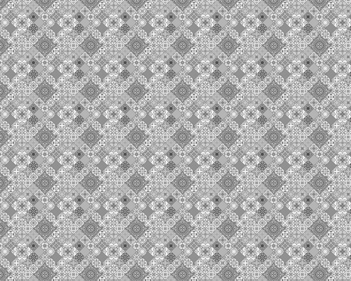 Toilettenrückwand Patchwork