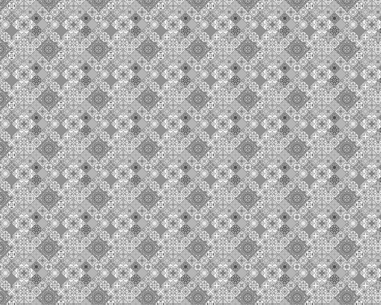 Toilettenrückwand Patchwork