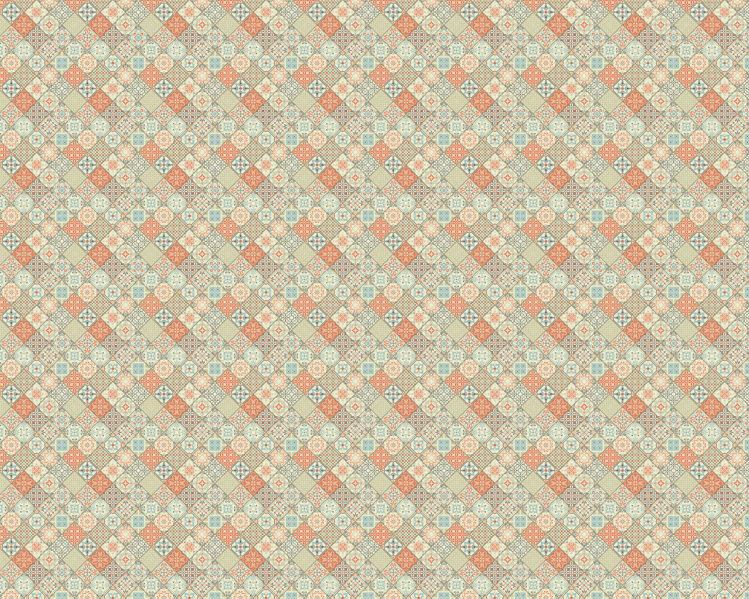 Toilettenrückwand Patchwork