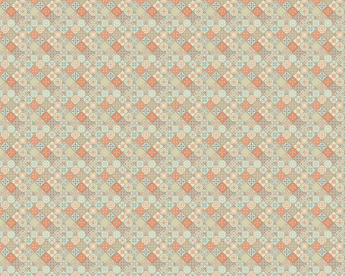 Toilettenrückwand Patchwork