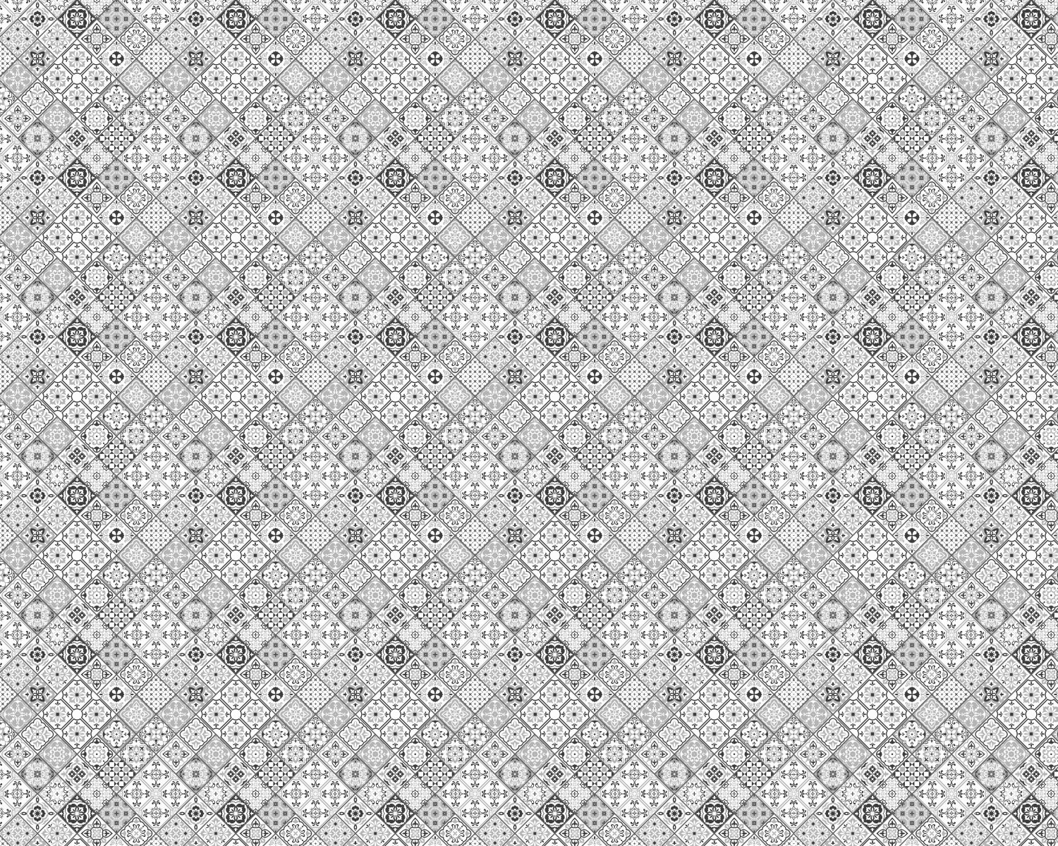 Toilettenrückwand Patchwork