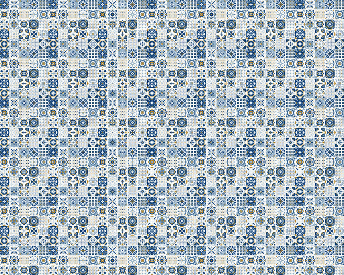 Toilettenrückwand Patchwork