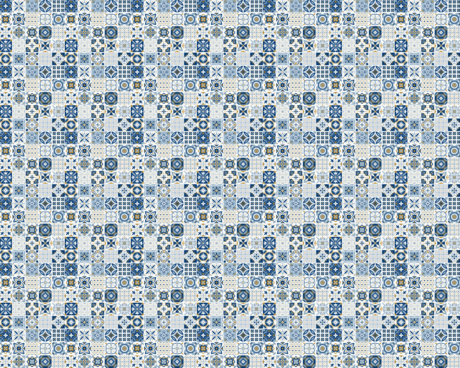 Toilettenrückwand Patchwork
