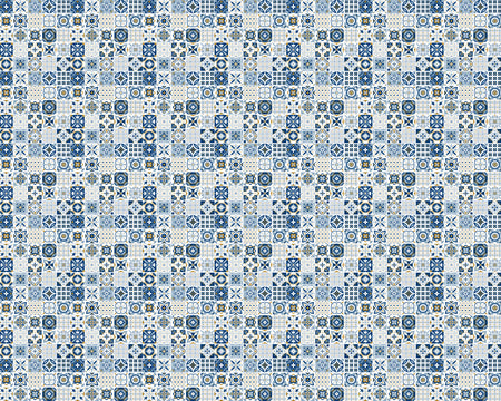 Toilettenrückwand Patchwork