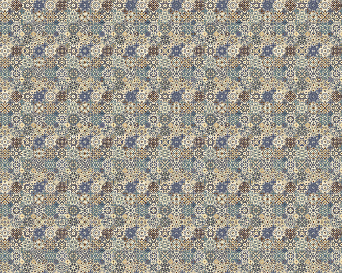 Toilettenrückwand Patchwork