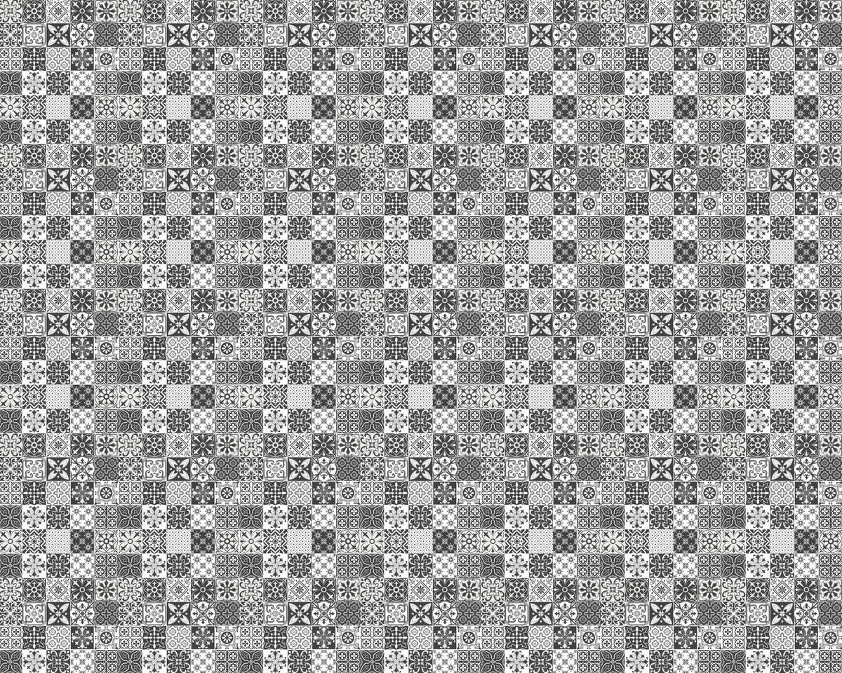 Toilettenrückwand Patchwork