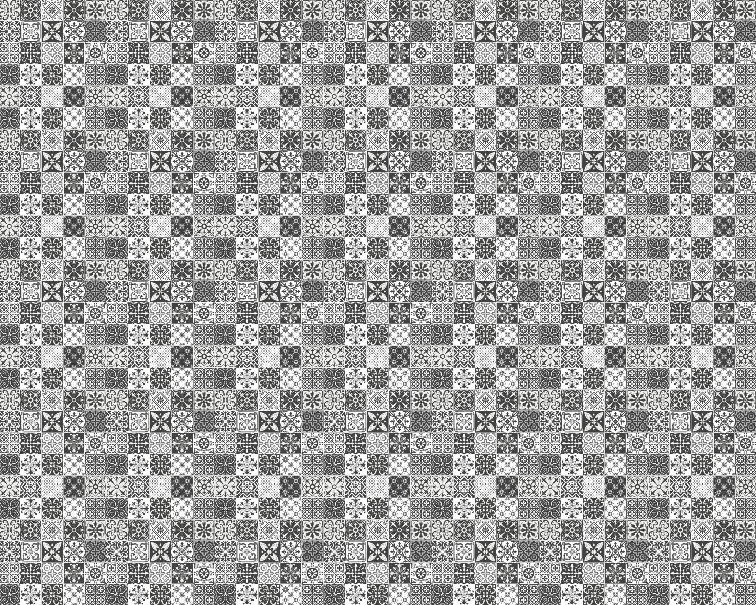 Toilettenrückwand Patchwork