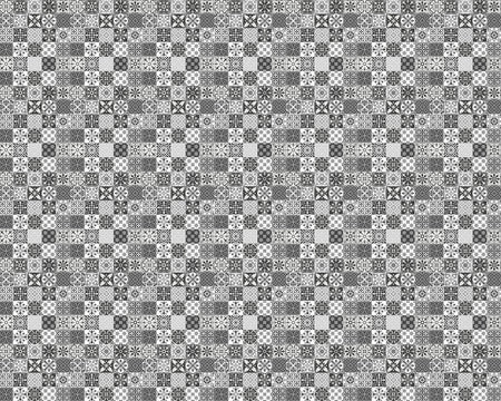 Toilettenrückwand Patchwork
