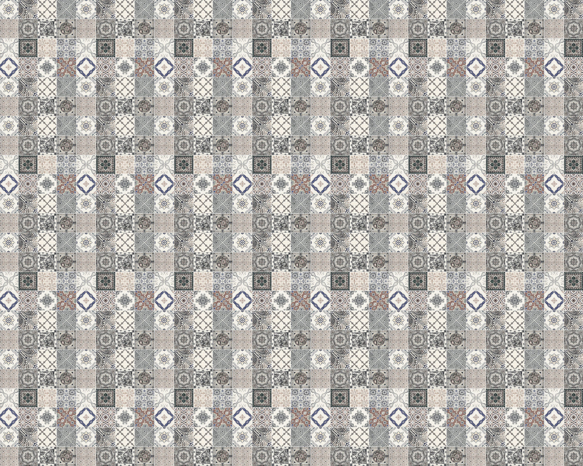 Toilettenrückwand Patchwork