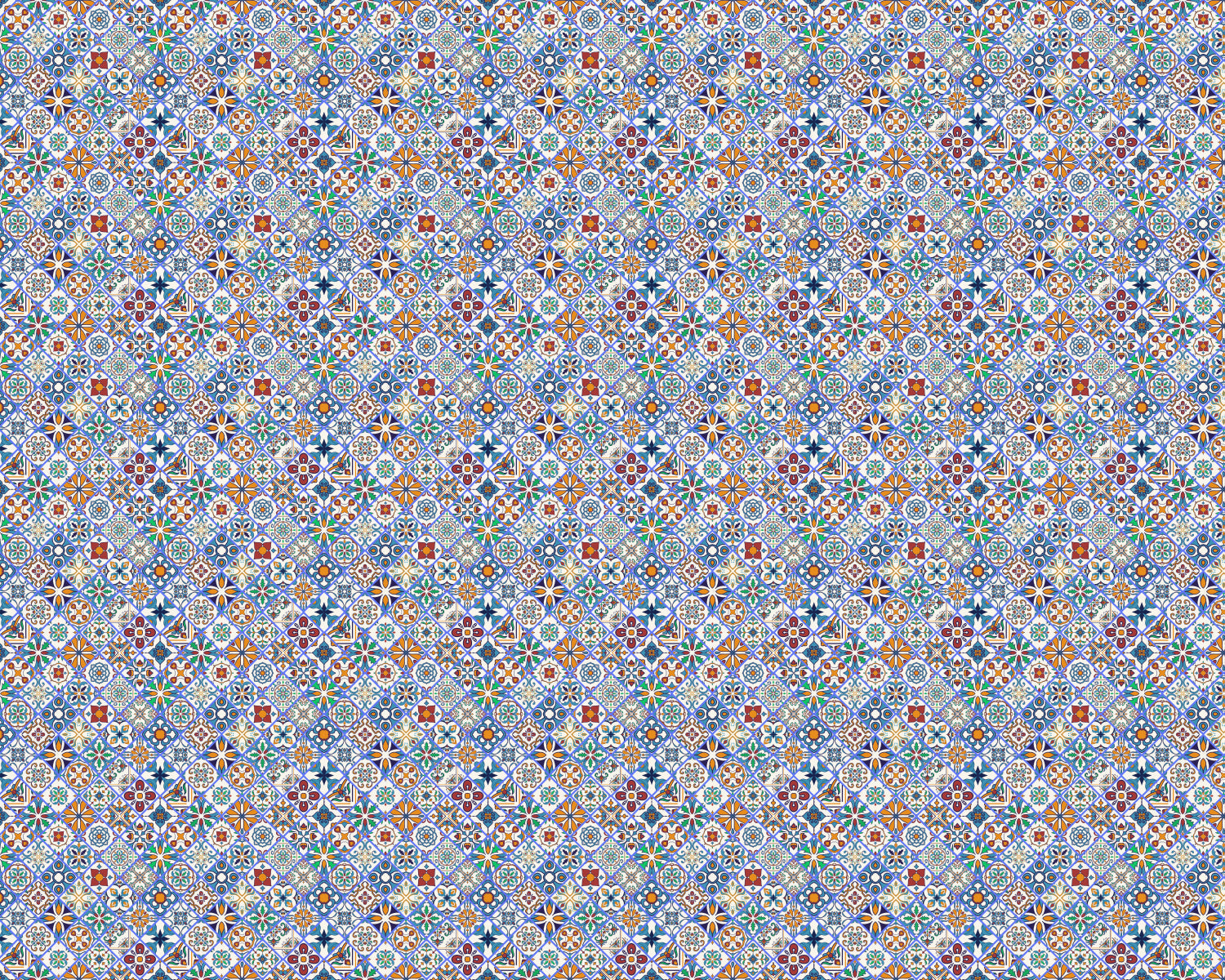 Toilettenrückwand Patchwork