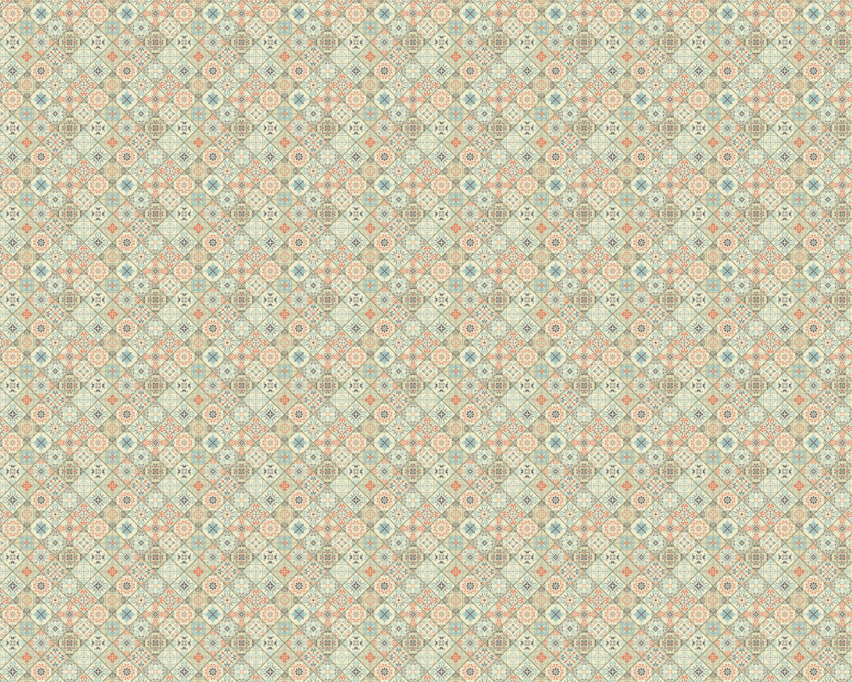 Toilettenrückwand Patchwork