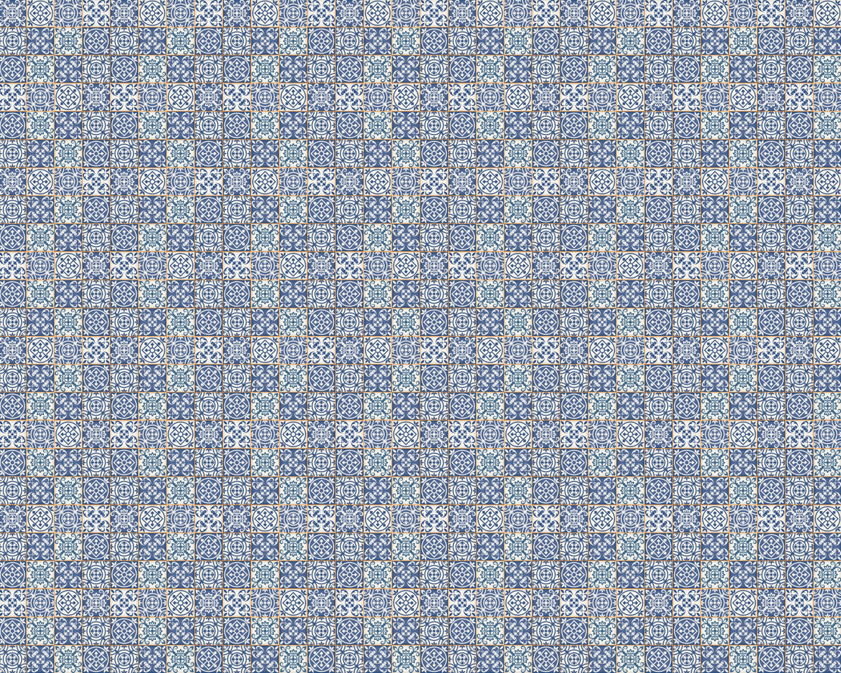 Toilettenrückwand Patchwork