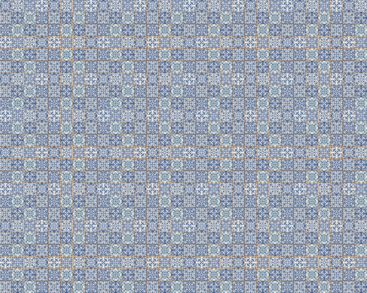 Toilettenrückwand Patchwork