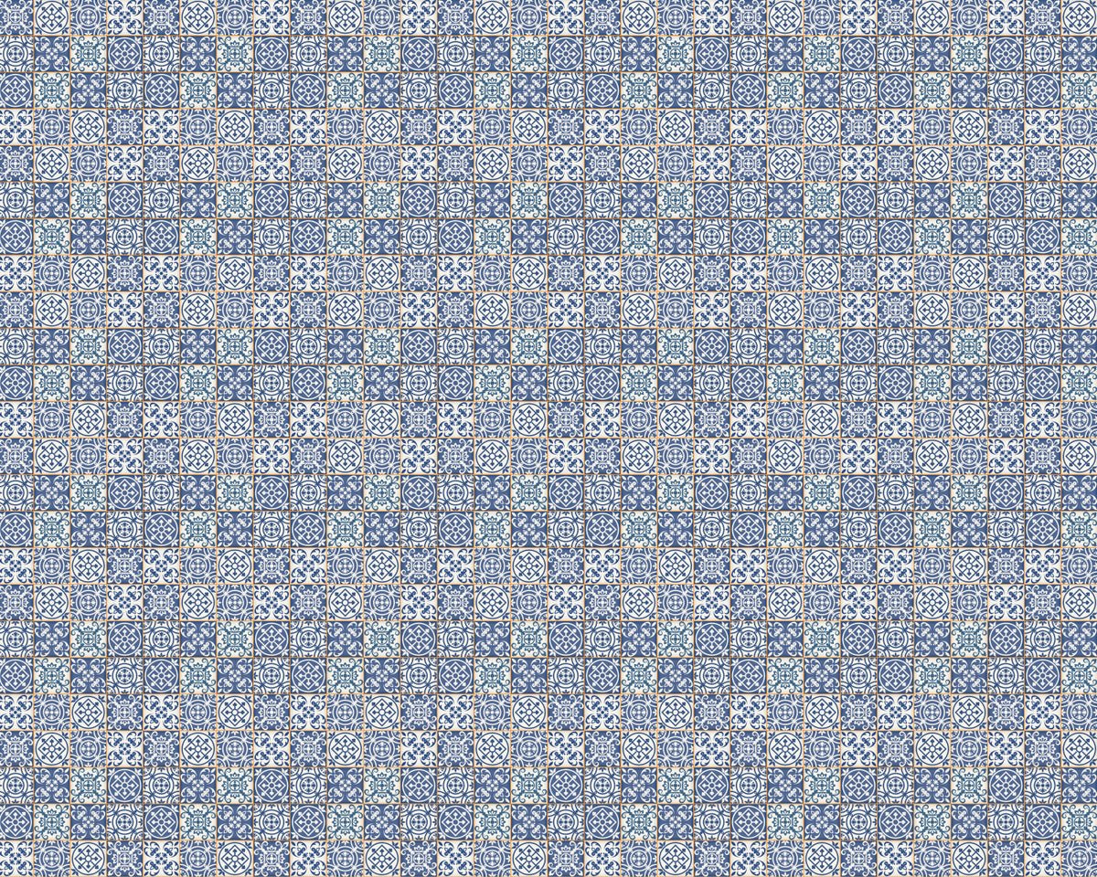 Toilettenrückwand Patchwork