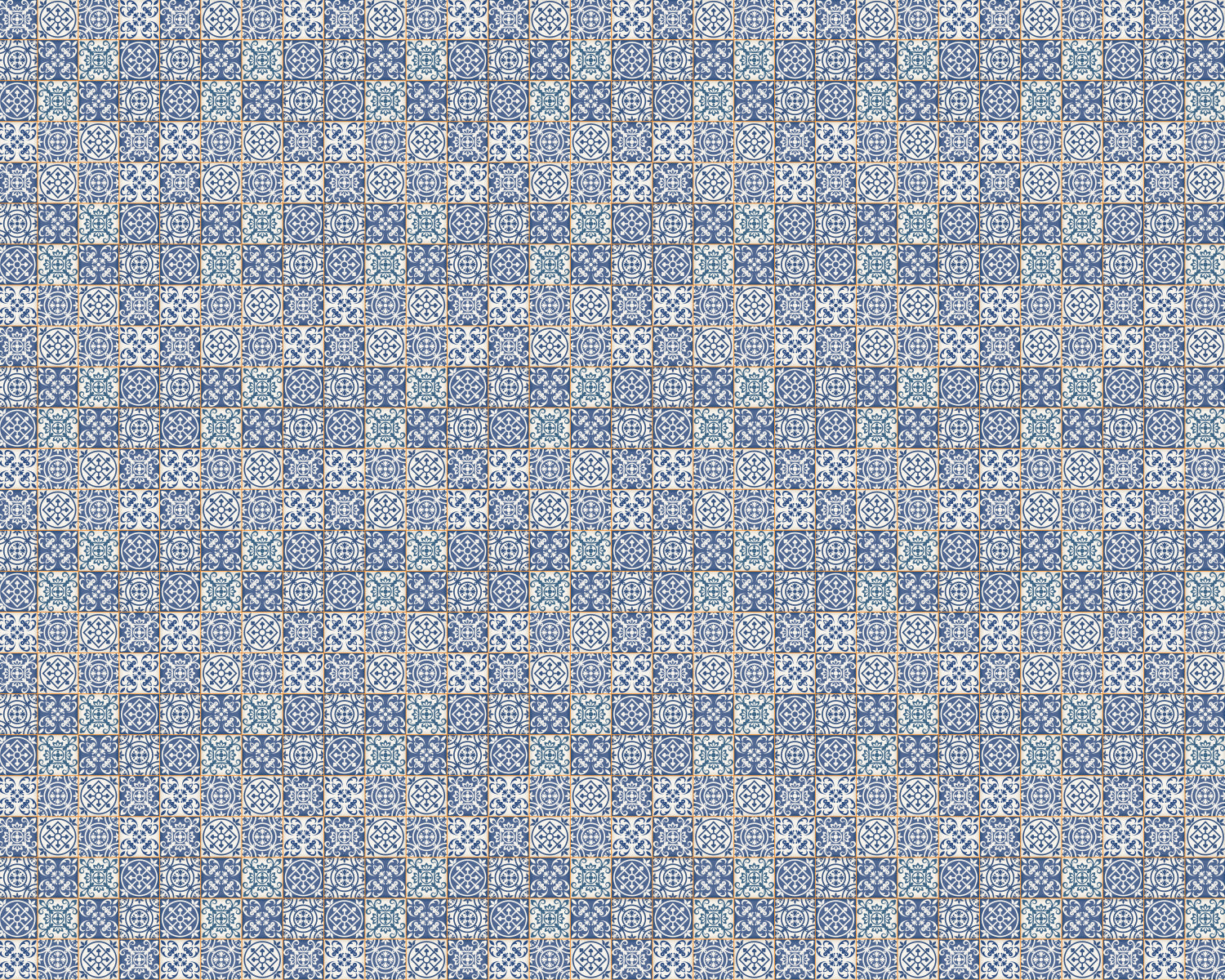 Toilettenrückwand Patchwork