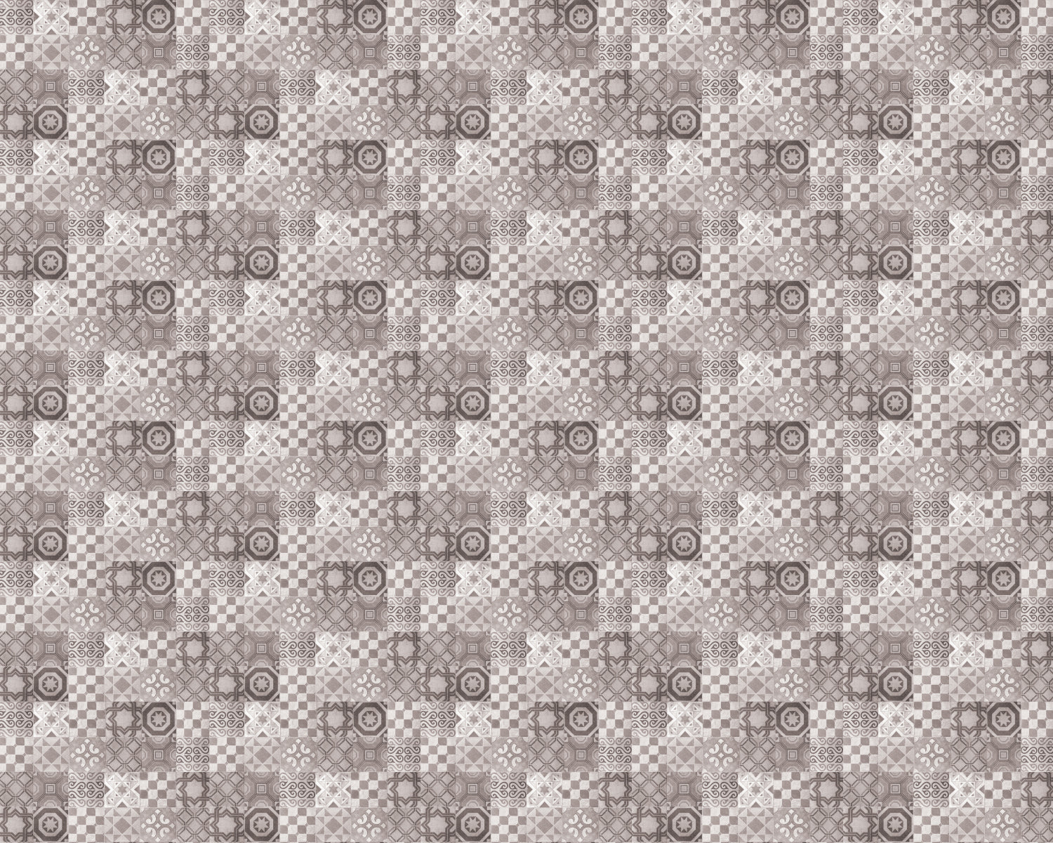 Toilettenrückwand Patchwork