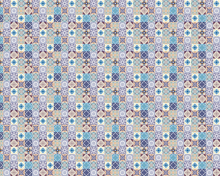 Toilettenrückwand Patchwork