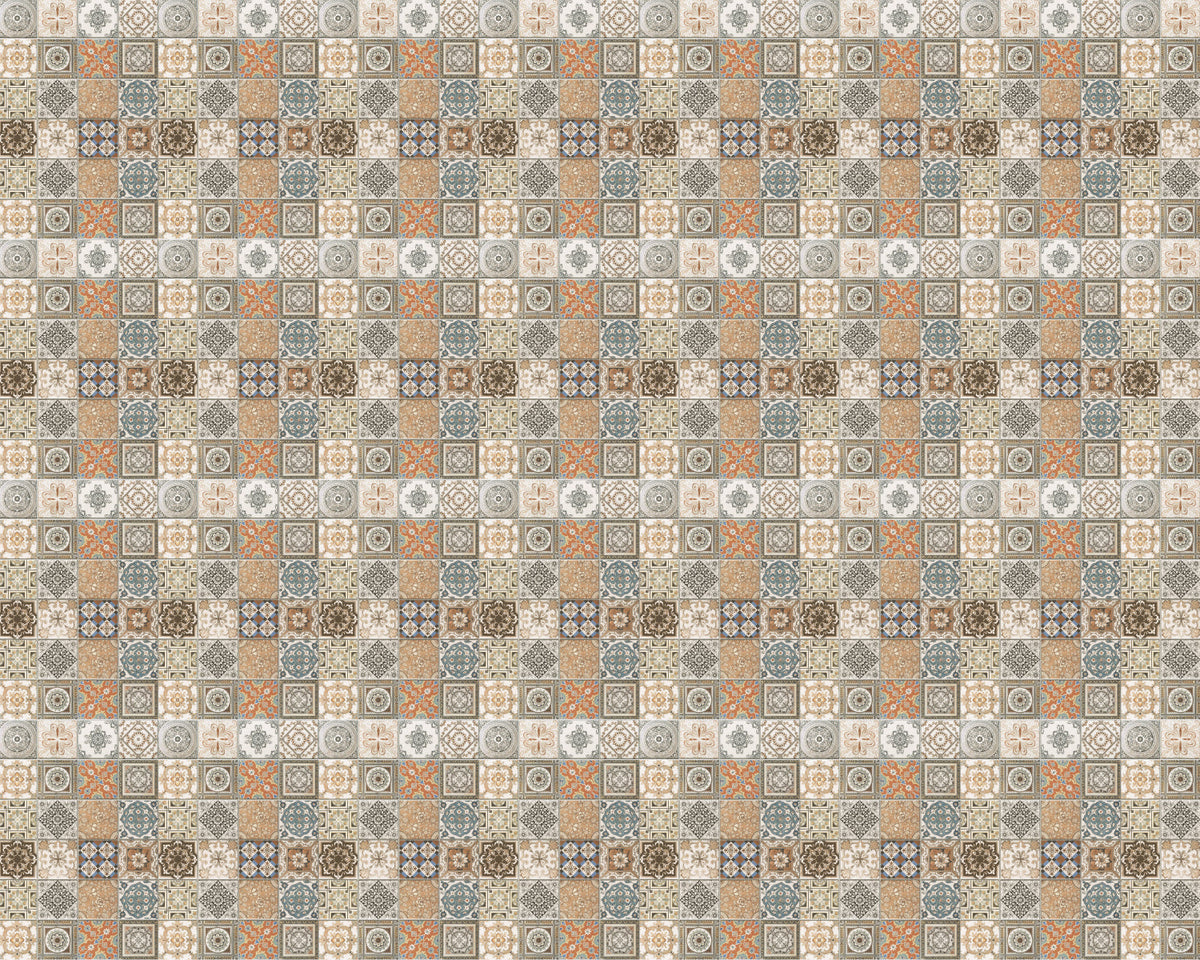 Toilettenrückwand Patchwork