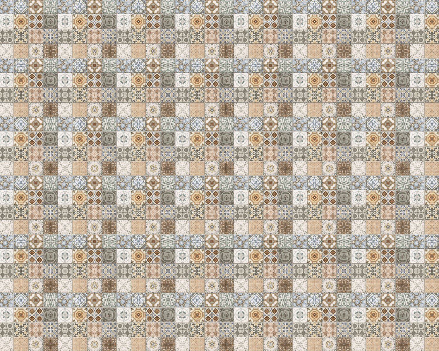 Toilettenrückwand Patchwork