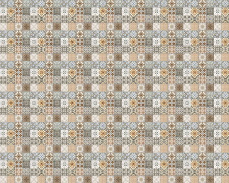 Toilettenrückwand Patchwork
