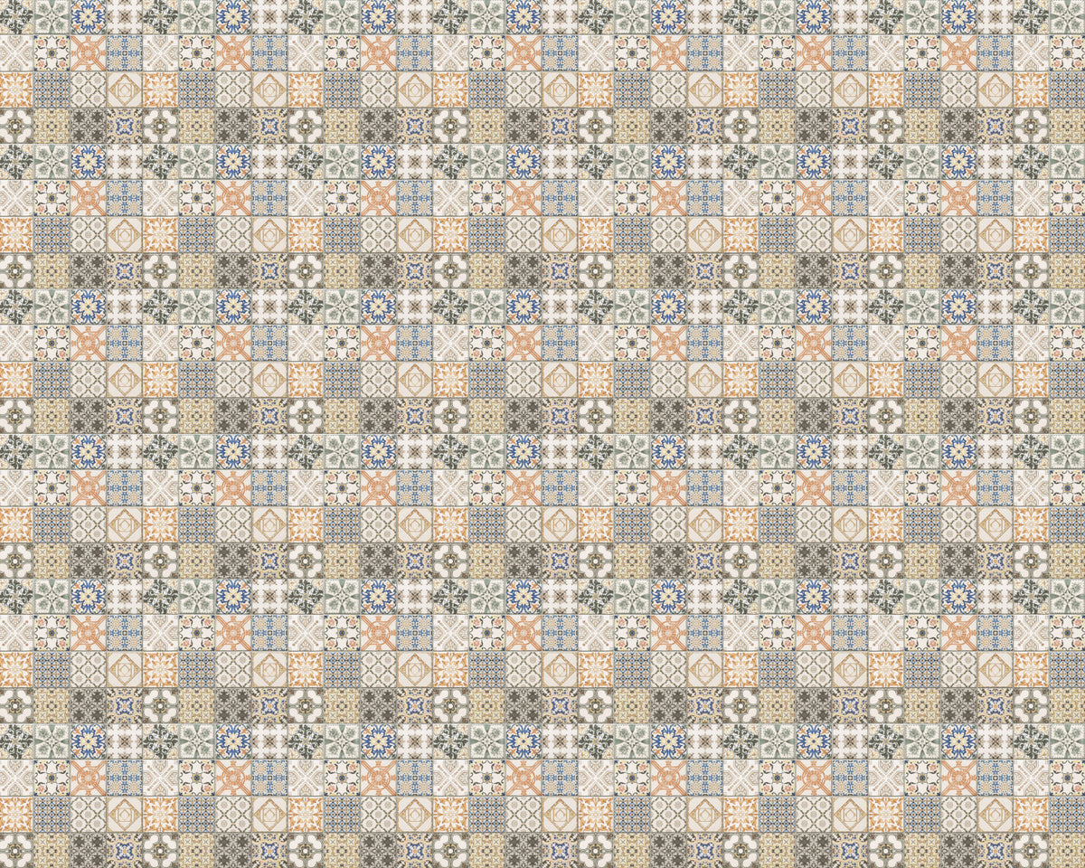 Toilettenrückwand Patchwork