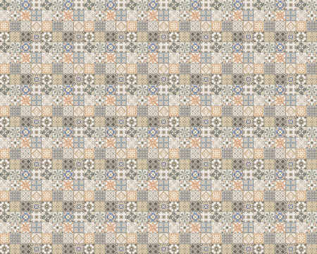 Toilettenrückwand Patchwork