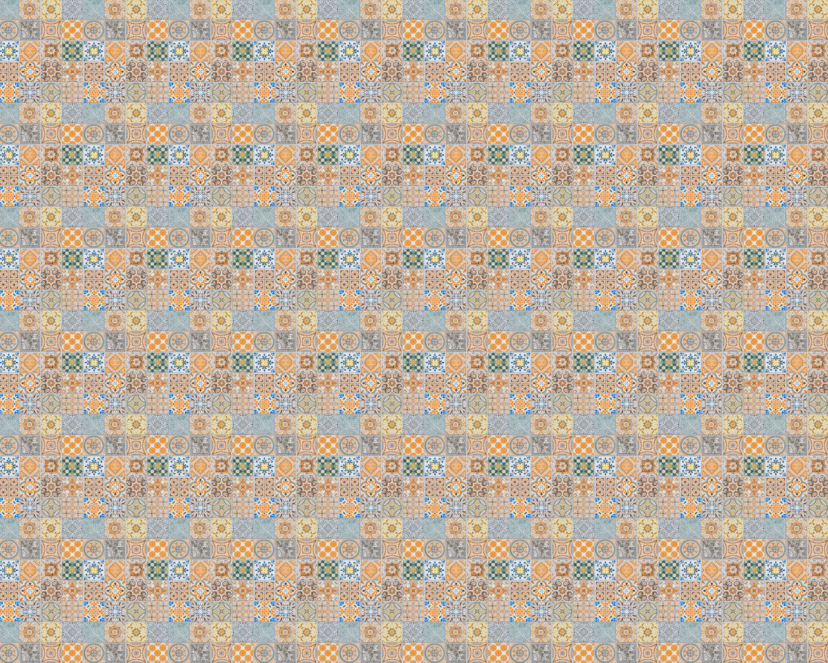 Toilettenrückwand Patchwork