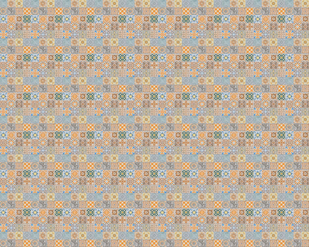 Toilettenrückwand Patchwork