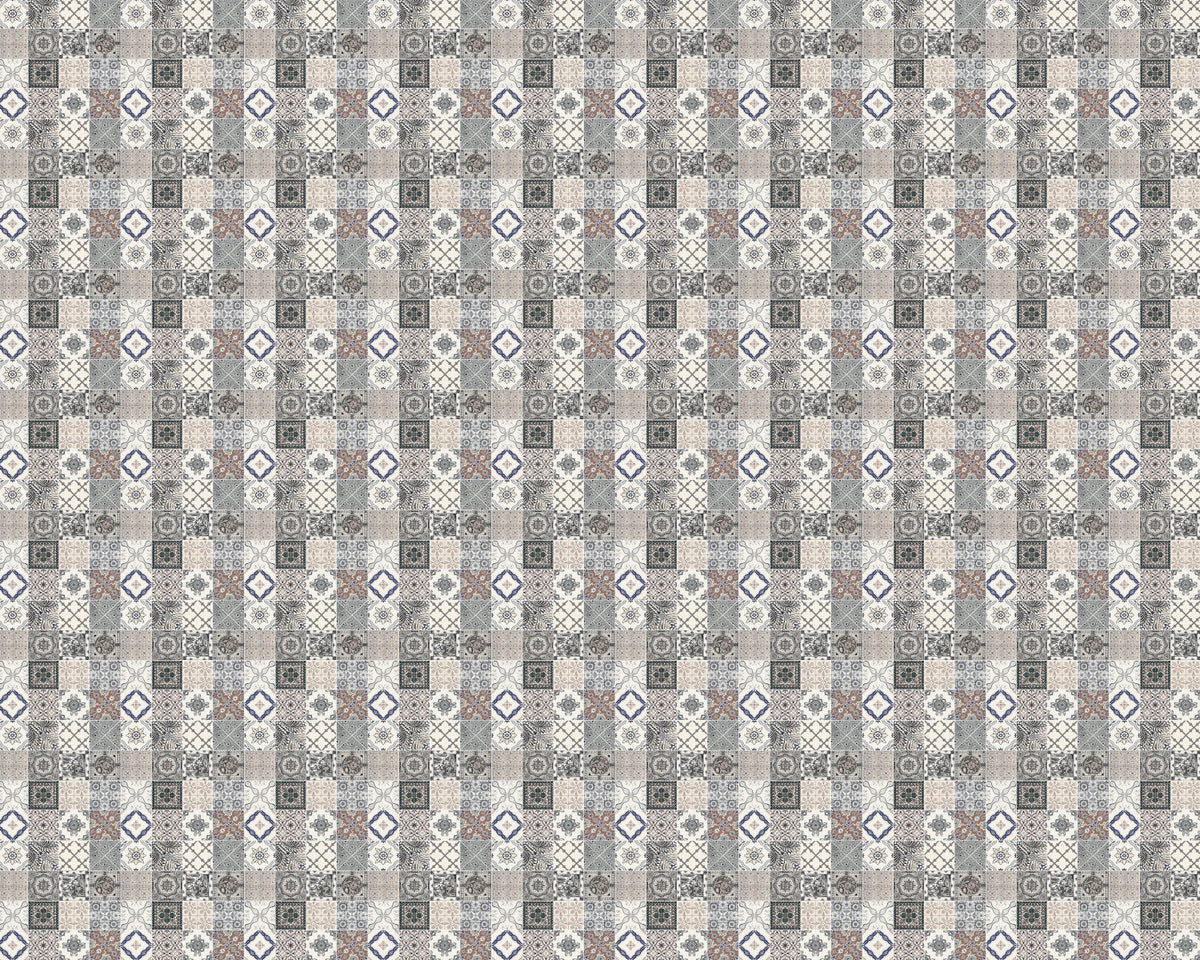 Toilettenrückwand Patchwork
