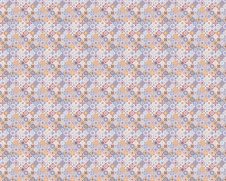 Toilettenrückwand Patchwork