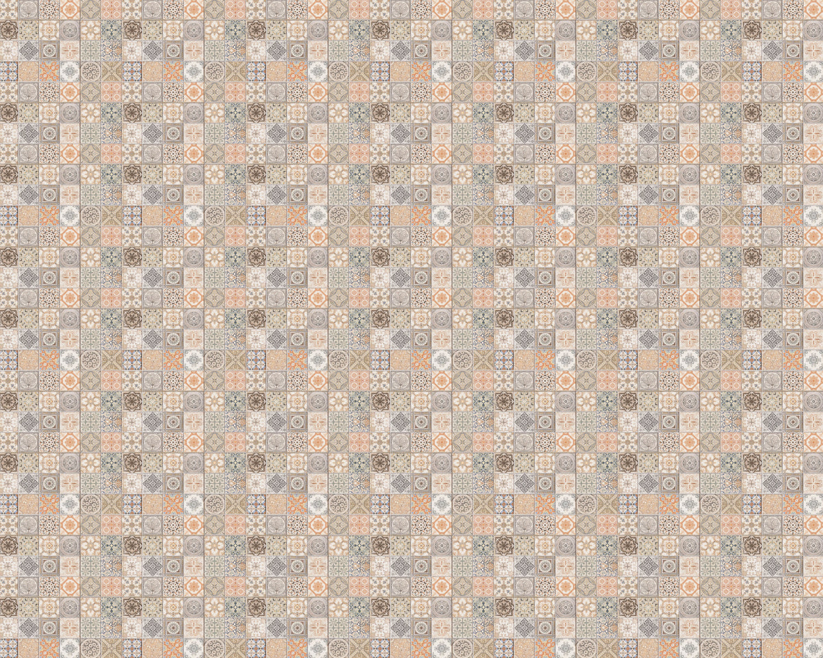 Toilettenrückwand Patchwork