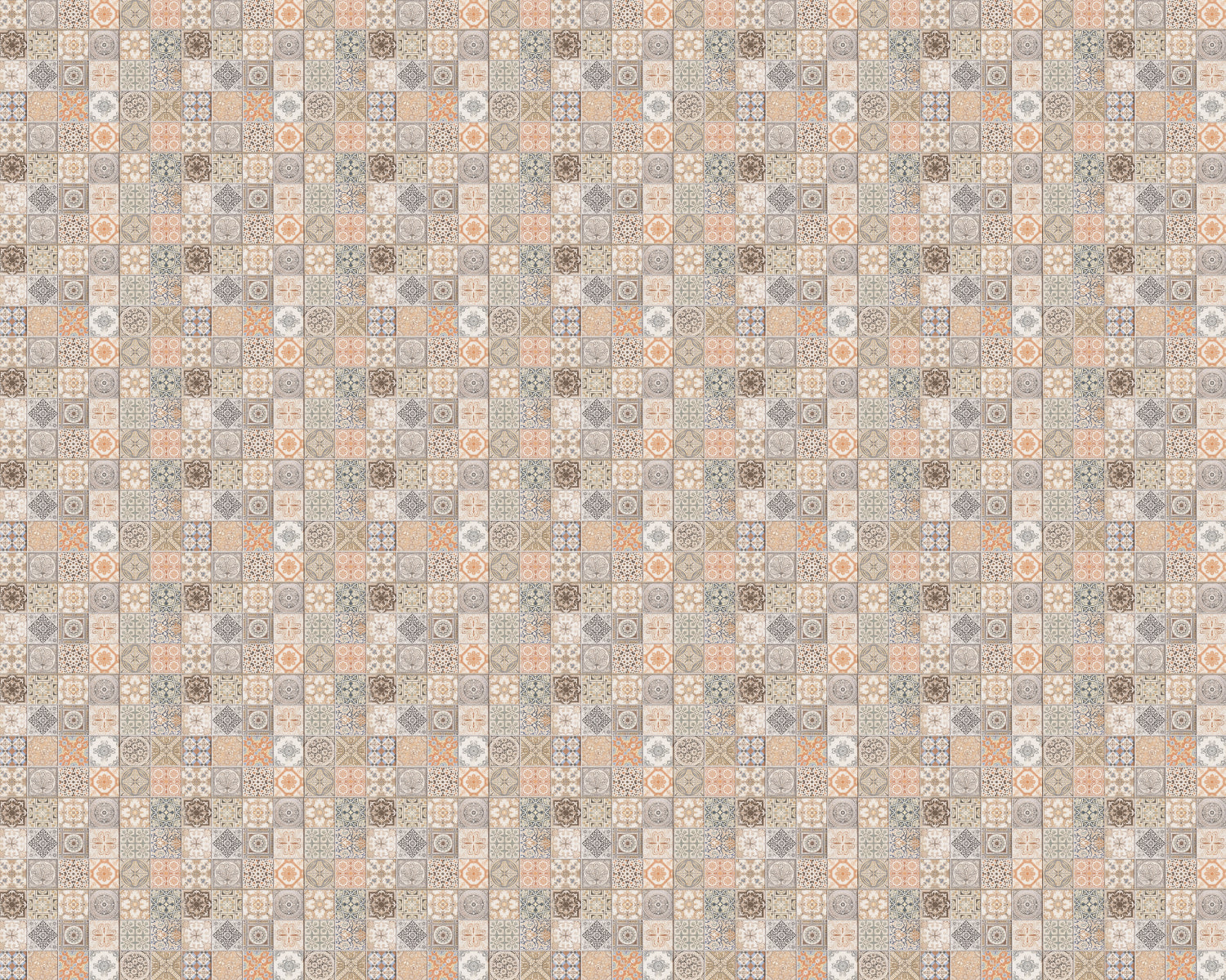 Toilettenrückwand Patchwork