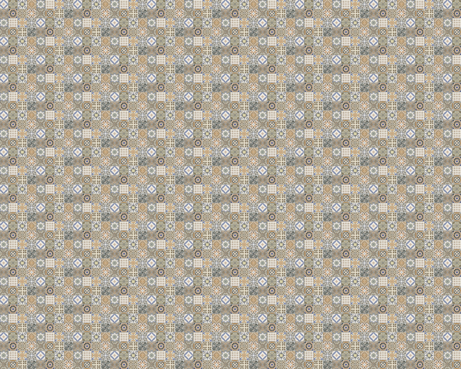 Toilettenrückwand Patchwork