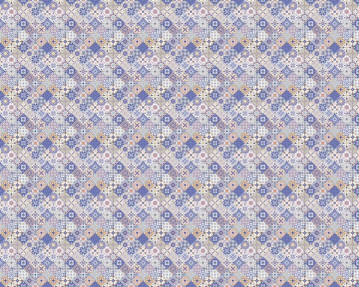 Toilettenrückwand Patchwork