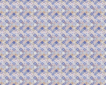 Toilettenrückwand Patchwork