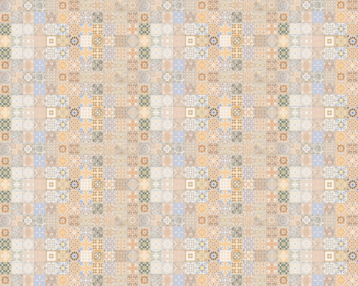 Toilettenrückwand Patchwork