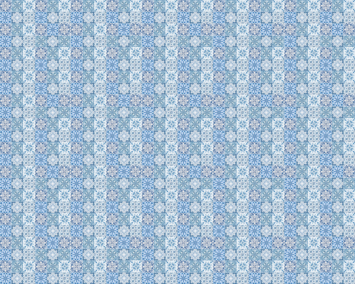 Toilettenrückwand Patchwork
